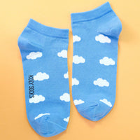 In the clouds ankle socks
