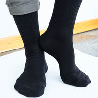Plain Black Sport Socks