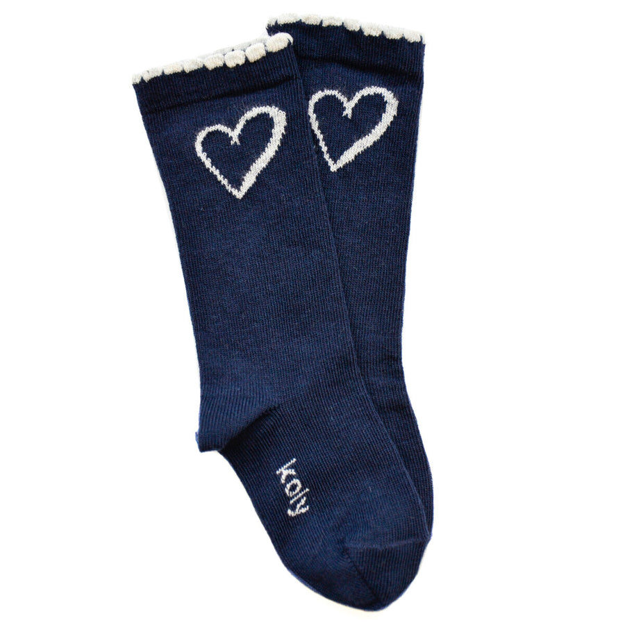 Knee Socks with Heart