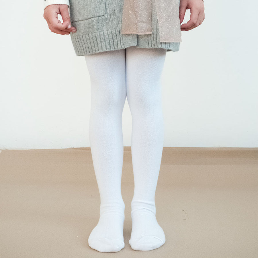 Kids plain cotton tights