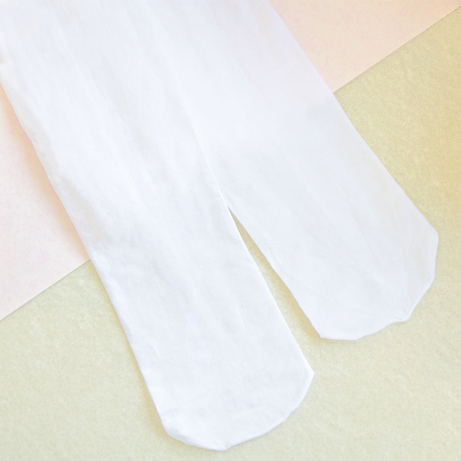 Lily May White Ballerina Baby Tights