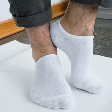 Basic White Short Ankle Socks