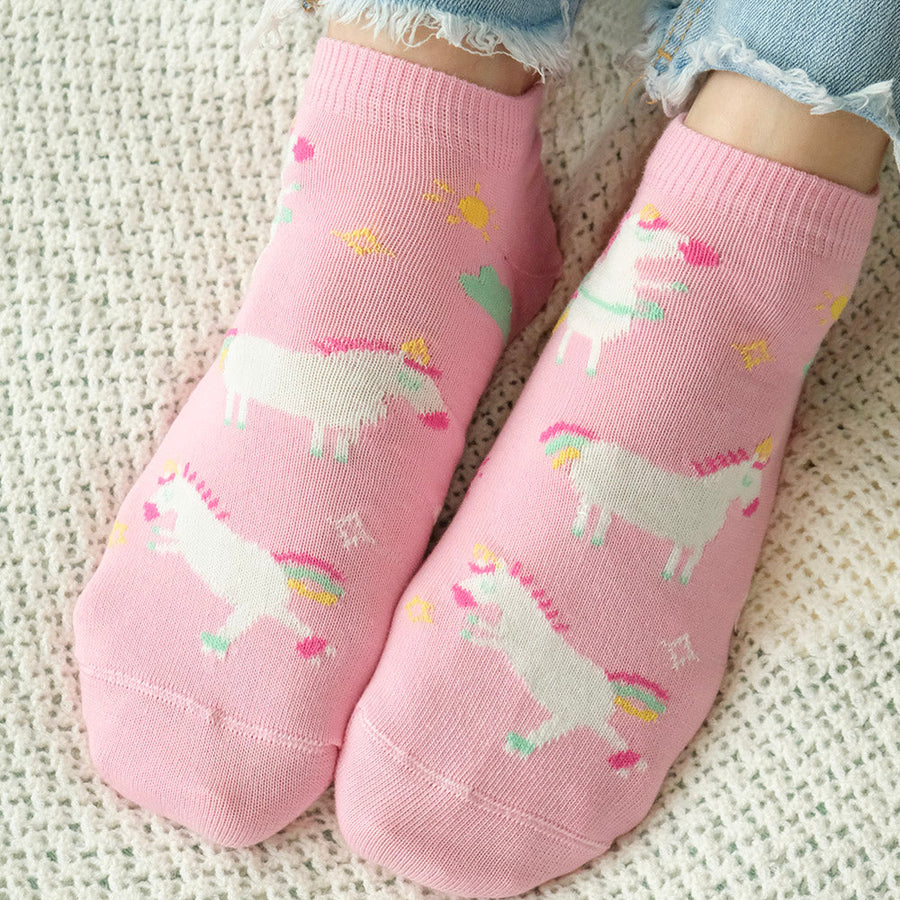 Unicorn Ankle Socks