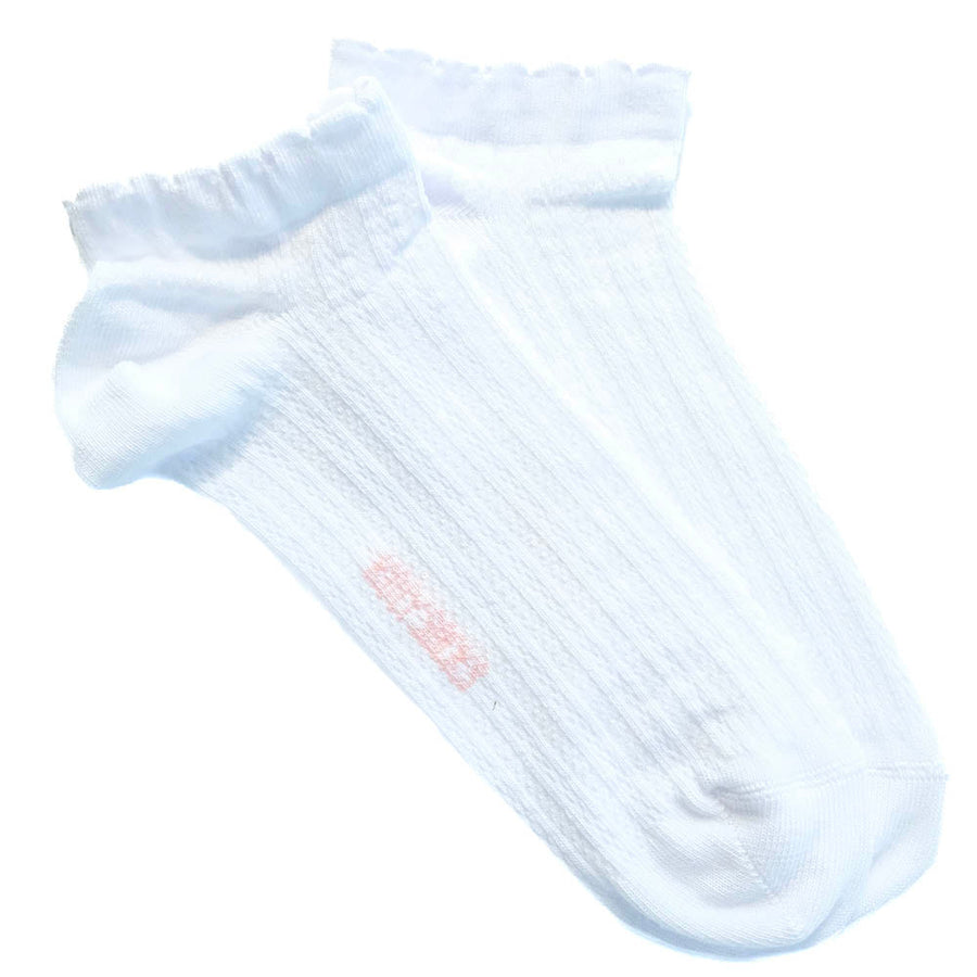 Hollow out plain women socks