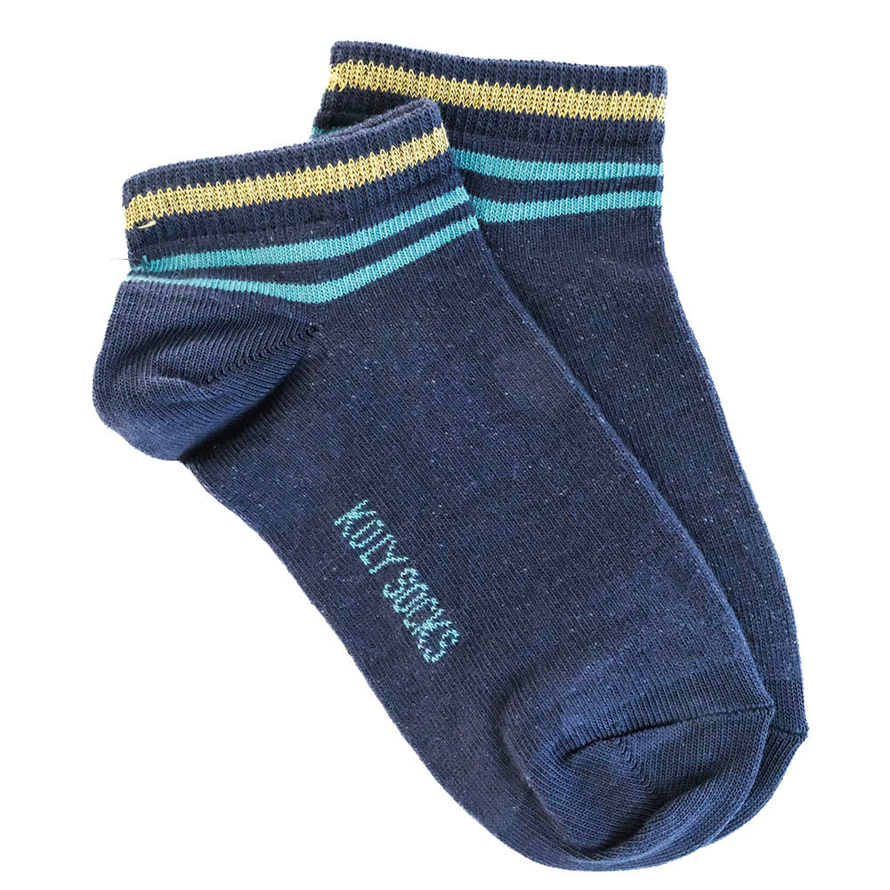 Navy Blue Ankle socks M308