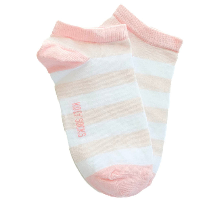 Women long stripes ankle socks