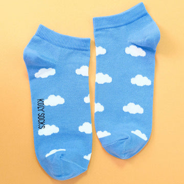 In the clouds ankle socks