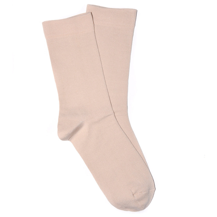 Plain Beige Socks Kids