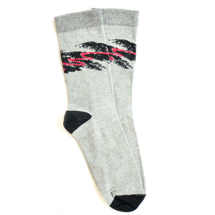 Graffiti Grey Socks