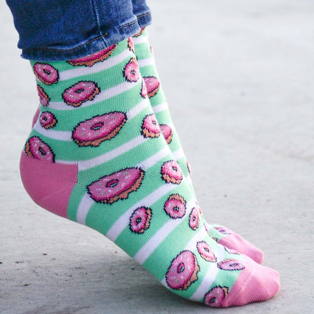 Pink Donuts Socks