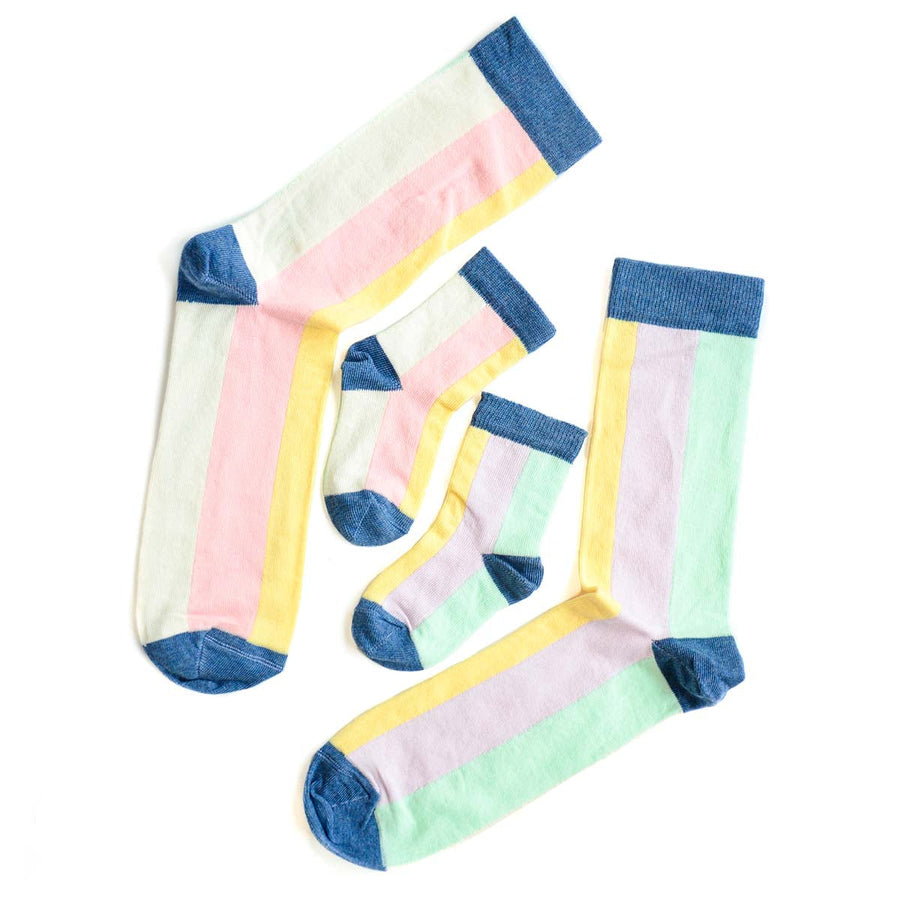 Five color socks