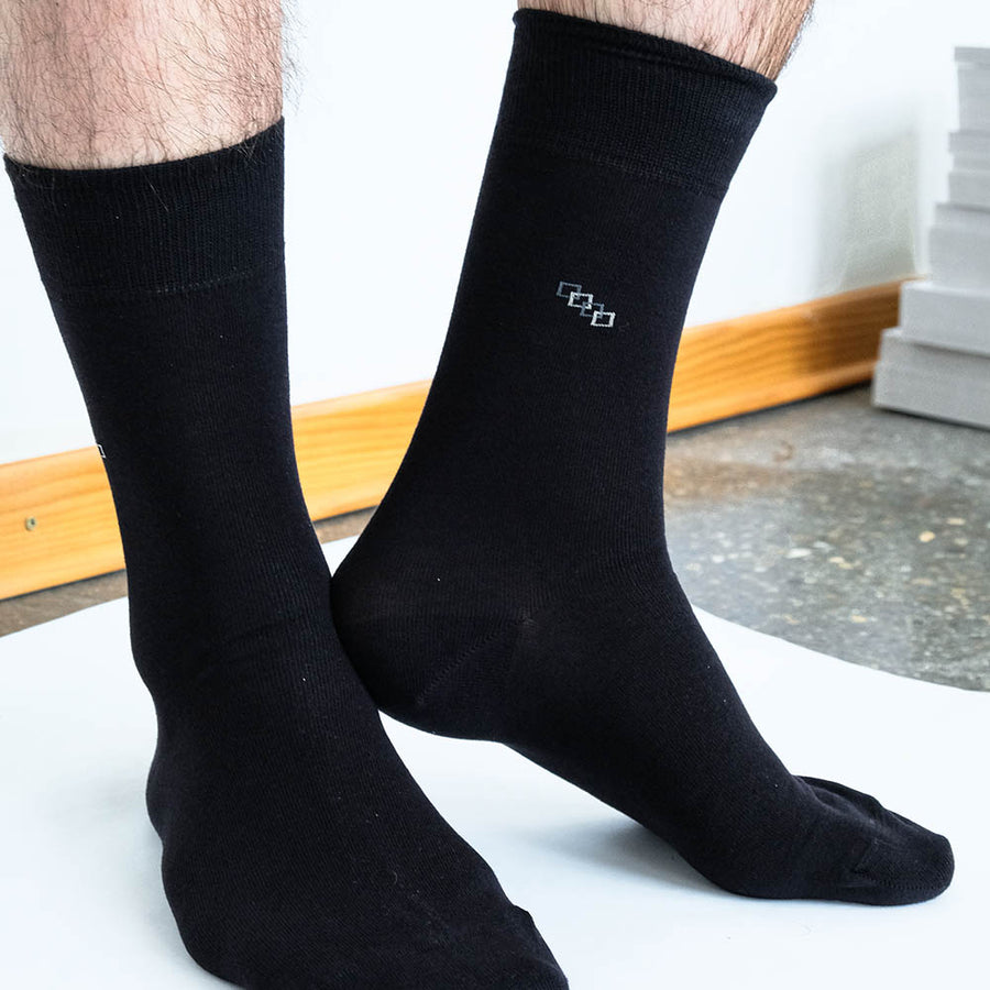Elegant Squares Model 404 Men Socks