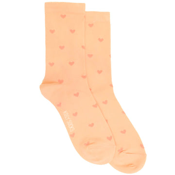 Women socks with hearts