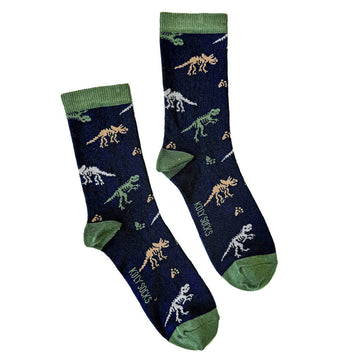 Dinosaur skeletons socks