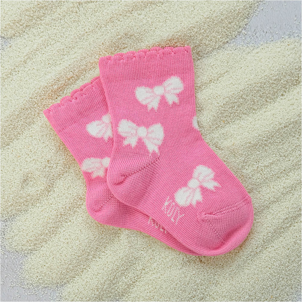 Pink Bow socks